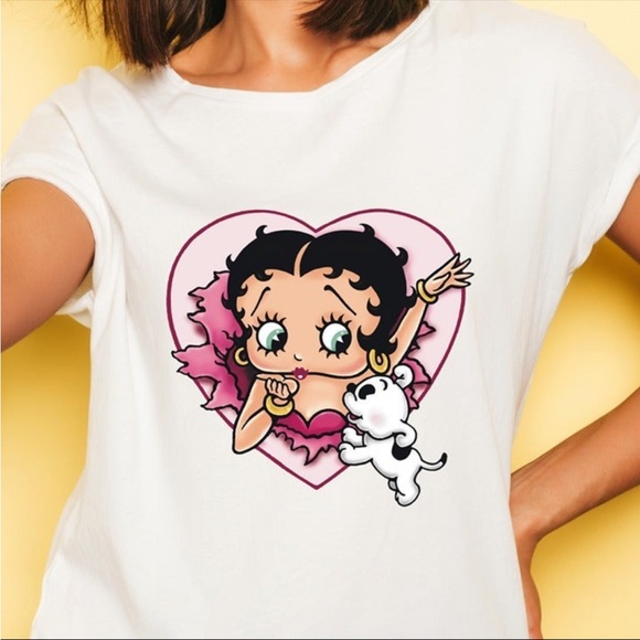 Betty Boop HTV Iron on appliqué Ready to Press Transfer Sheet-SHIRT NOT INCLUDED - Picture 2 of 3